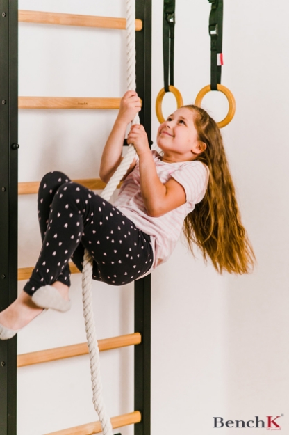 Poza cu Spalier BenchK 721B+A076,  cu bara de tractiune fixa din otel si accesorii gimnastica
