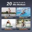 Poza cu Stepper vertical fitness, Merach, alb-gri