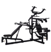 Poza cu Aparat multifunctional cu 3 statii WB-MS Powertec Negru