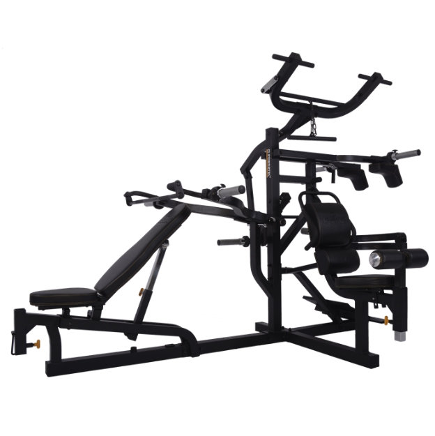Poza cu Aparat multifunctional cu 3 statii WB-MS Powertec Negru