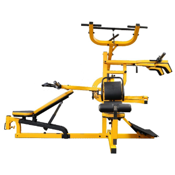 Poza cu Aparat multifunctional cu 3 statii WB-MS Powertec Galben