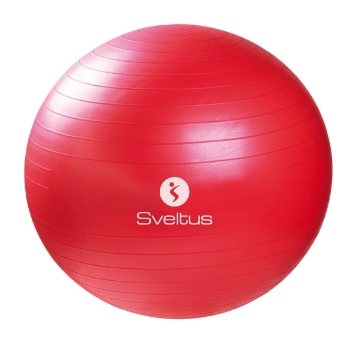 Poza cu Minge fitness 65cm, rosu, Sveltus, 1 kg