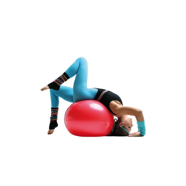 Poza cu Minge fitness 65cm, rosu, Sveltus, 1 kg