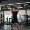 bara olimpica 220cm otel cromat dayu fitness in sala