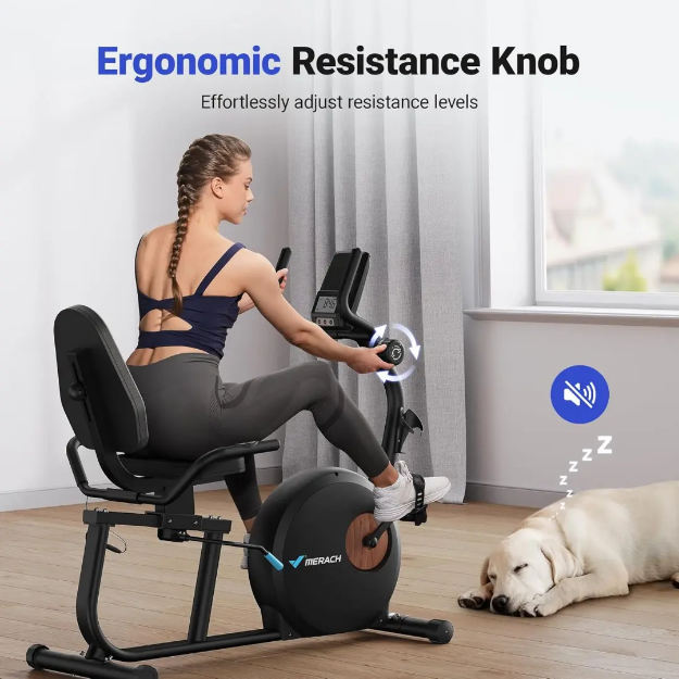 Poza cu  Bicicleta orizontala cu benzi elastice MR-S23, MERACH
