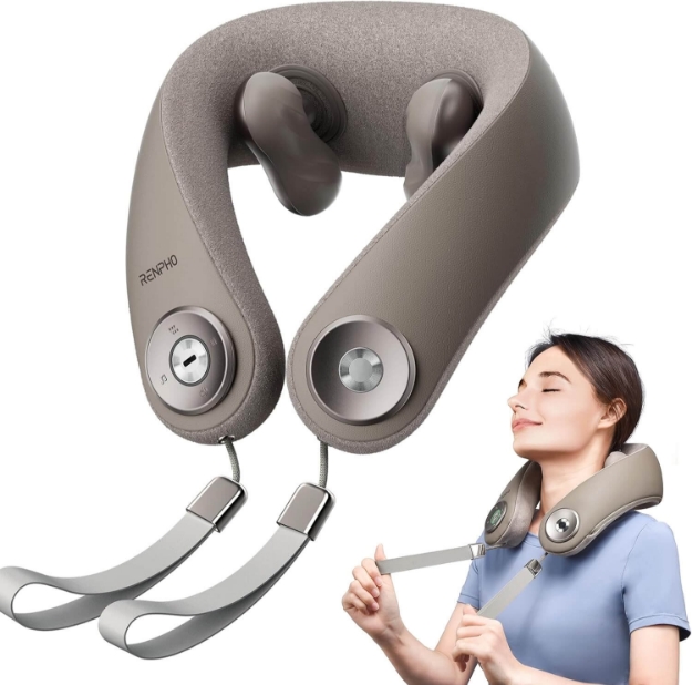 Poza cu Mini aparat de masaj pentru gât RENPHO U-Neck