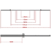 Poza cu ATX Power Bar +700kg - otel arc - crom