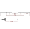 Poza cu ATX Death Bar Skull Motive bara haltere 700kg