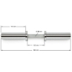 Poza cu Haltera scurta 50 mm cu rulmenti cu bile - include inchizatori