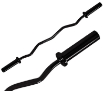 Poza cu Bară tip Z 50 mm x 120 cm negru Megafitness Shop