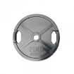 Poza cu Discuri greutate cauciucate cu gripper - 50 mm - negru - 20 kg