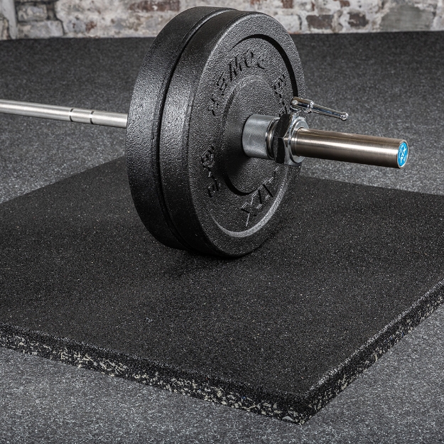 Poza cu Saltea protectie haltere Heavy Weight 250 101x101x4 cm - negru