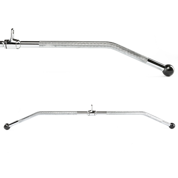 Poza cu Bară pentru tracțiuni la scripete de aproximativ 120 cm cu capete de protecție
