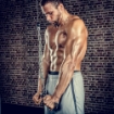 Poza cu Maner triceps/biceps cromat - Megafitness Shop