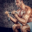 Poza cu Bară dreaptă pentru triceps/biceps, aproximativ 50 cm