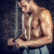 Poza cu Maner tip ciuperca pentru triceps cu manere ergo din cauciuc