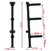 Poza cu Suport perete pentru discuri de greutăți Ø 50 mm - Plate Tree Wall 50 mm Megafitness Shop