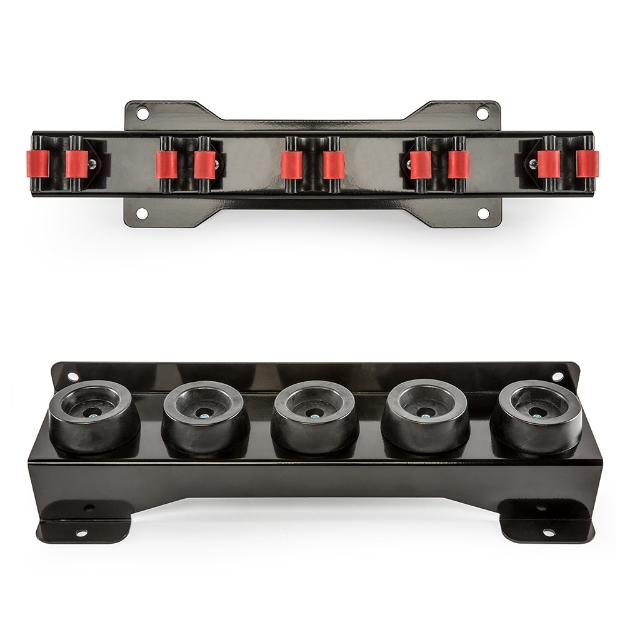Poza cu Suport de Perete pentru Bare - Rack pentru 5 Bare Olimpice