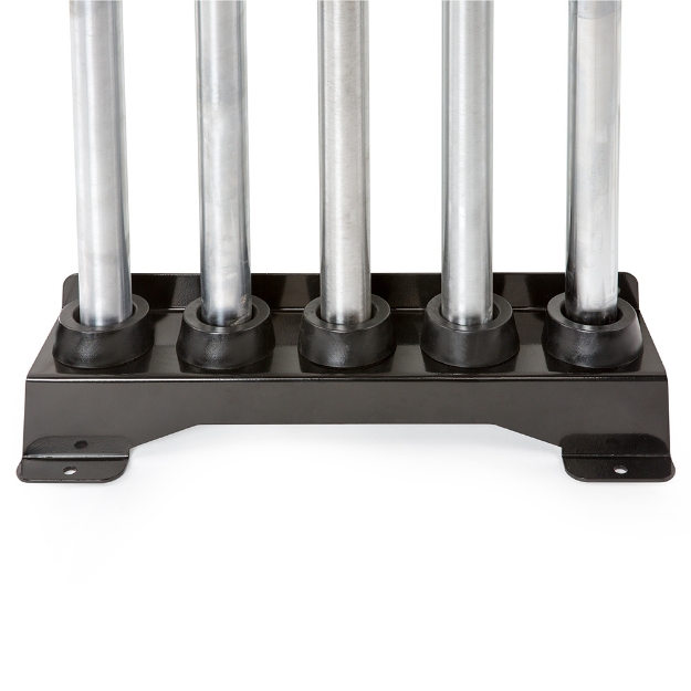 Poza cu Suport de Perete pentru Bare - Rack pentru 5 Bare Olimpice