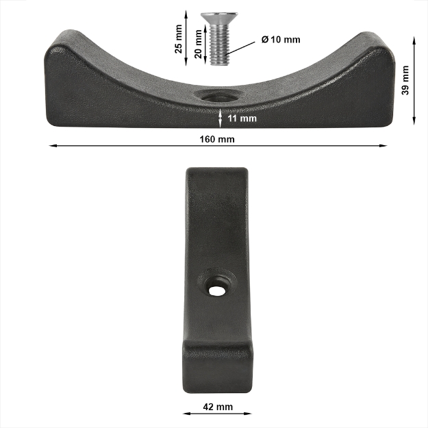 Poza cu Tavă de depozitare pentru suport gantere scurte IRONSPORTS R-3006-S