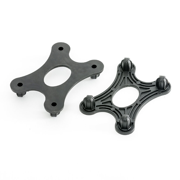 Poza cu Gymfloor Rubber Tile System - Verbinder-Frog - Conector plastic pentru plăci