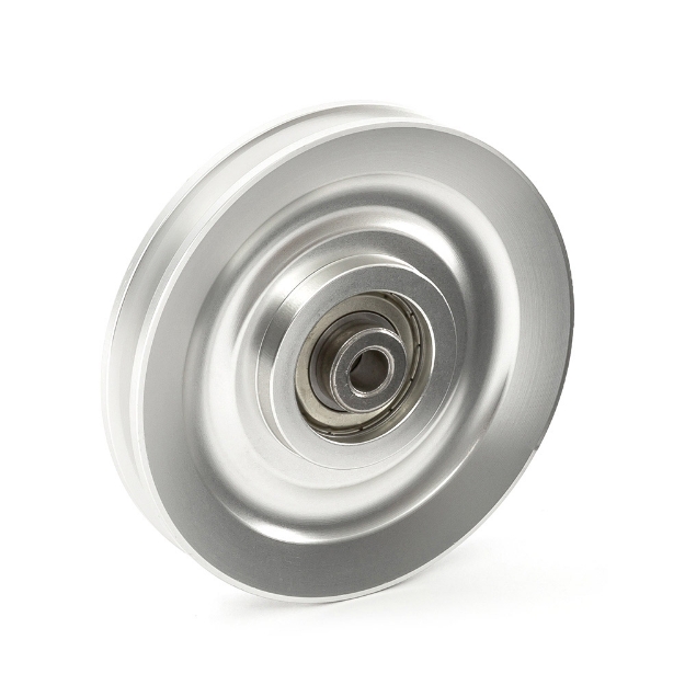Poza cu Poulie / Rolă de ghidaj - Aluminiu Ø 115 mm