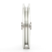 Poza cu Poulie / Rolă de ghidaj - Aluminiu Ø 115 mm