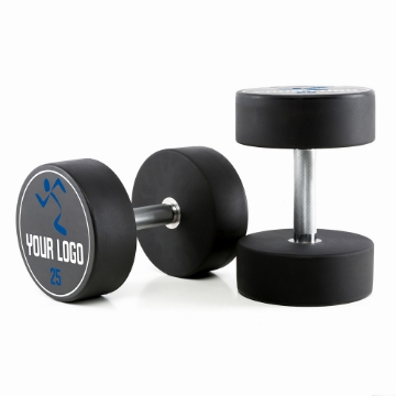 Poza cu Gantere urethan cu logo personalizat 25 kg