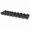 Poza cu Gantere Urethan Personalizate Logo Client - 20 kg
