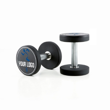 Poza cu Gantere Urethane 5 kg - Logo Personalizat