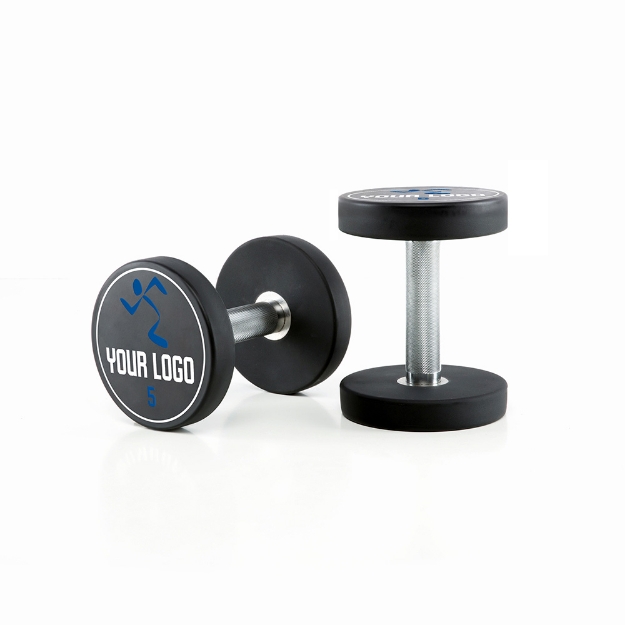 Poza cu Gantere Urethane 5 kg - Logo Personalizat