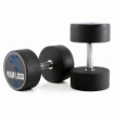 Poza cu Gantere din poliuretan personalizate - Logo client - In trepte de 2,5 kg - Set compact 5 - 50 kg