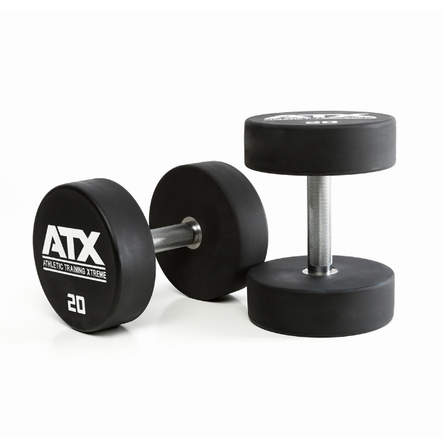 Poza cu Set gantere poliuretan - ATX® - Set gantere compacte 5 - 20 kg