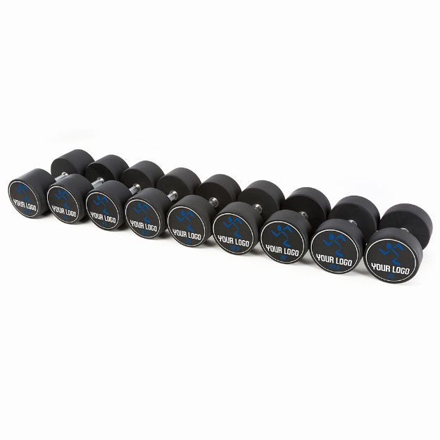 Poza cu Gantere Urethan - Logo Client - 42,5 kg