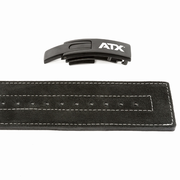 Poza cu ATX Power Belt Clip - piele de velur - negru - mărimea L