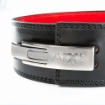 Poza cu Curea de Forță ATX® Power Belt Clip din piele neagră (interior roșu) mărimea M