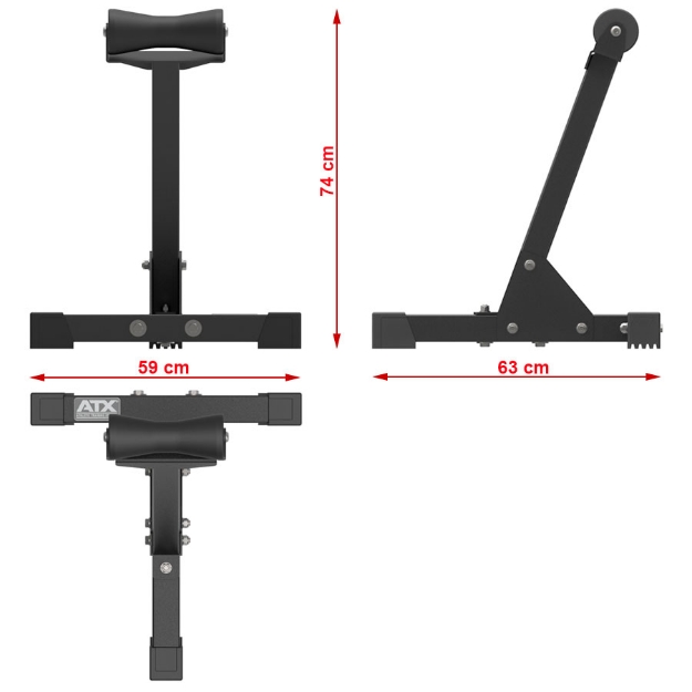 Poza cu ATX Rotation Trainer Backup - Suport pentru gantere și accesorii
