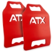 Poza cu Plăci greutate roșii ATX pentru vestă tactică - 2 x 6,17 lb