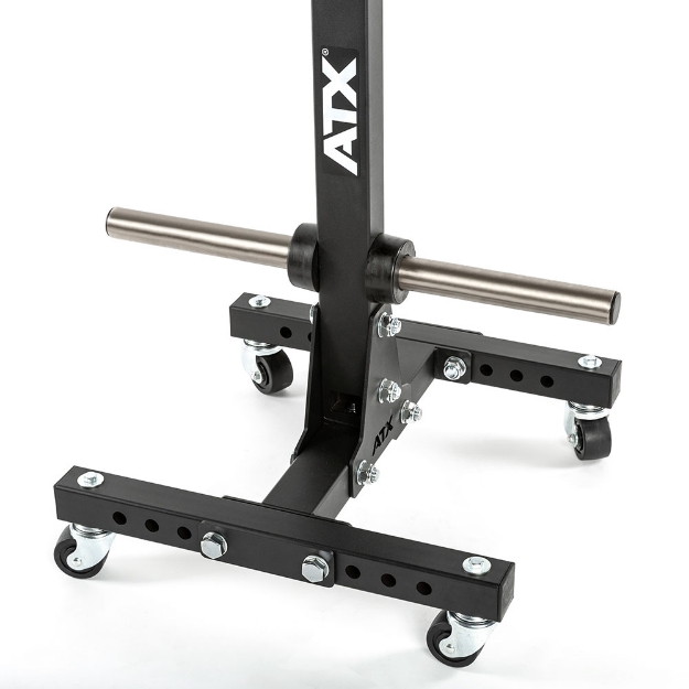 Poza cu ATX rollable Weight Plate Tree pentru discuri Ø 50 mm - Stativ mobil organizator Hantelscheiben ATX-WPT-3-ROL