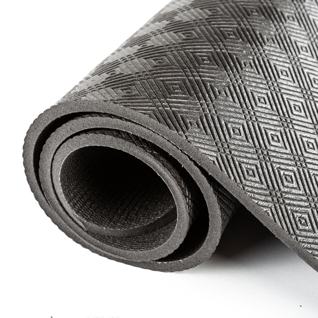 Poza cu Saltea profesionala de gimnastica Gymfloor neagra 180 x 65 x 0,8 cm - Fabricata in Germania
