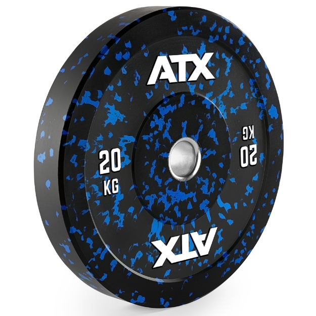 Poza cu ATX Color Splash Bumper Plate 20 kg albastru