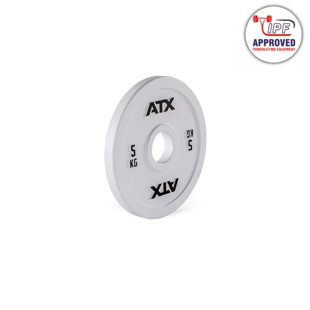 Poza cu ATX Calibrated Steel Plate RL 5.0 kg alb