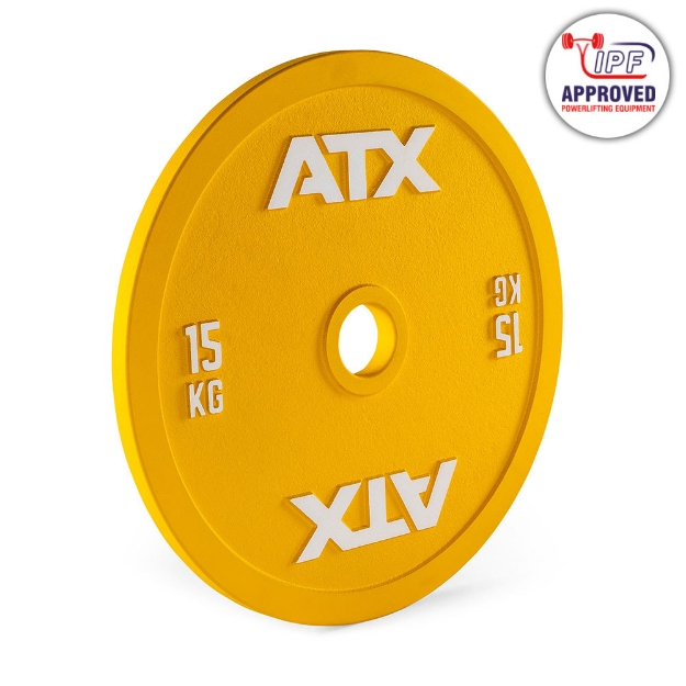 Poza cu ATX Calibrated Steel Plate RL 15 kg Galben