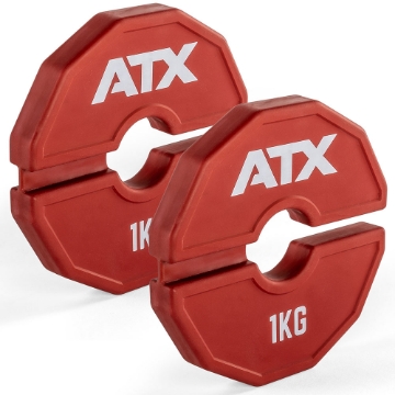 Poza cu ATX Add-On Flex Plate - Greutate flexibila suplimentara 2 x 1 kg rosu