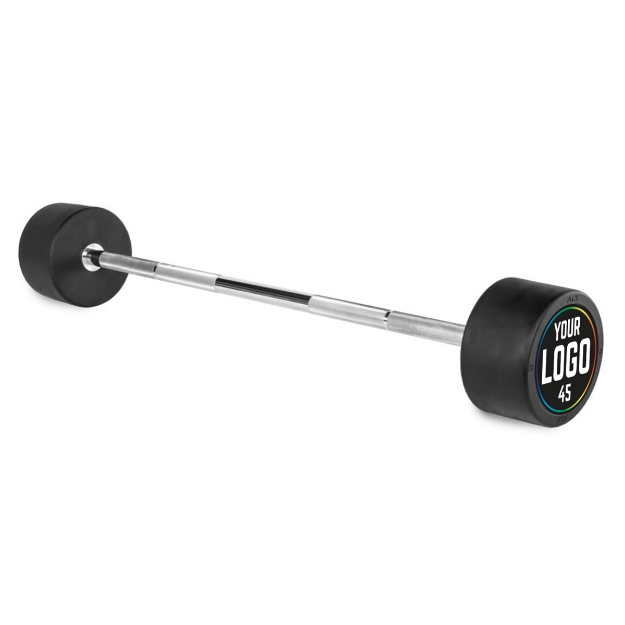 Poza cu Bară dreaptă cauciucată personalizată - 40 kg