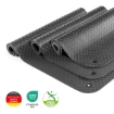 Poza cu Set 5 bucăți - Saltea profesională gimnastică neagră 180 x 65 x 0,8 cm - Fabricat în Germania