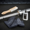 Poza cu Set de Îngrijire pentru Bare - ATX Barbell Oil, 2 lavete din microfibră și perie
