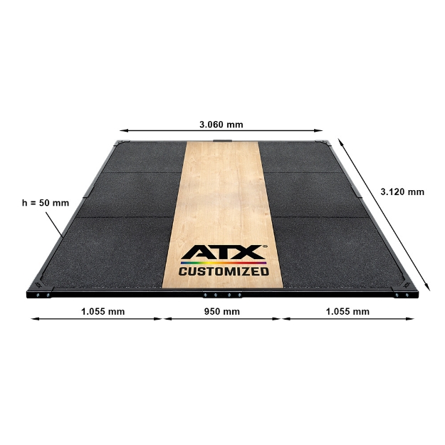 Poza cu Platforma Haltere ATX 3 x 3 m – ATX Classic