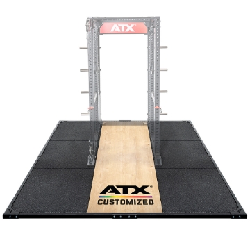 Poza cu ATX® Platforma haltere 3 x 3 m - Personalizata – Lemn Clasic