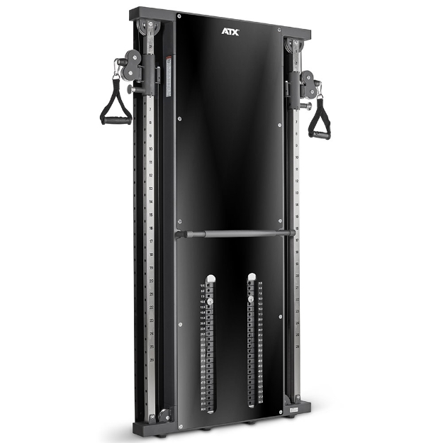Poza cu ATX Duo-Wandzugstation cu 2 x 60 kg greutăți cu discuri - ATX-WFT-2000